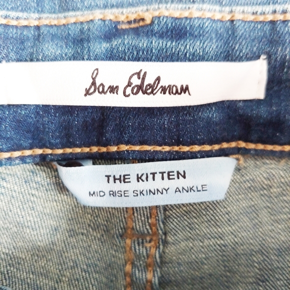 Sam Edelman The Kitten Mid Rise Skinny Ankle Jeans - Picture 4 of 9